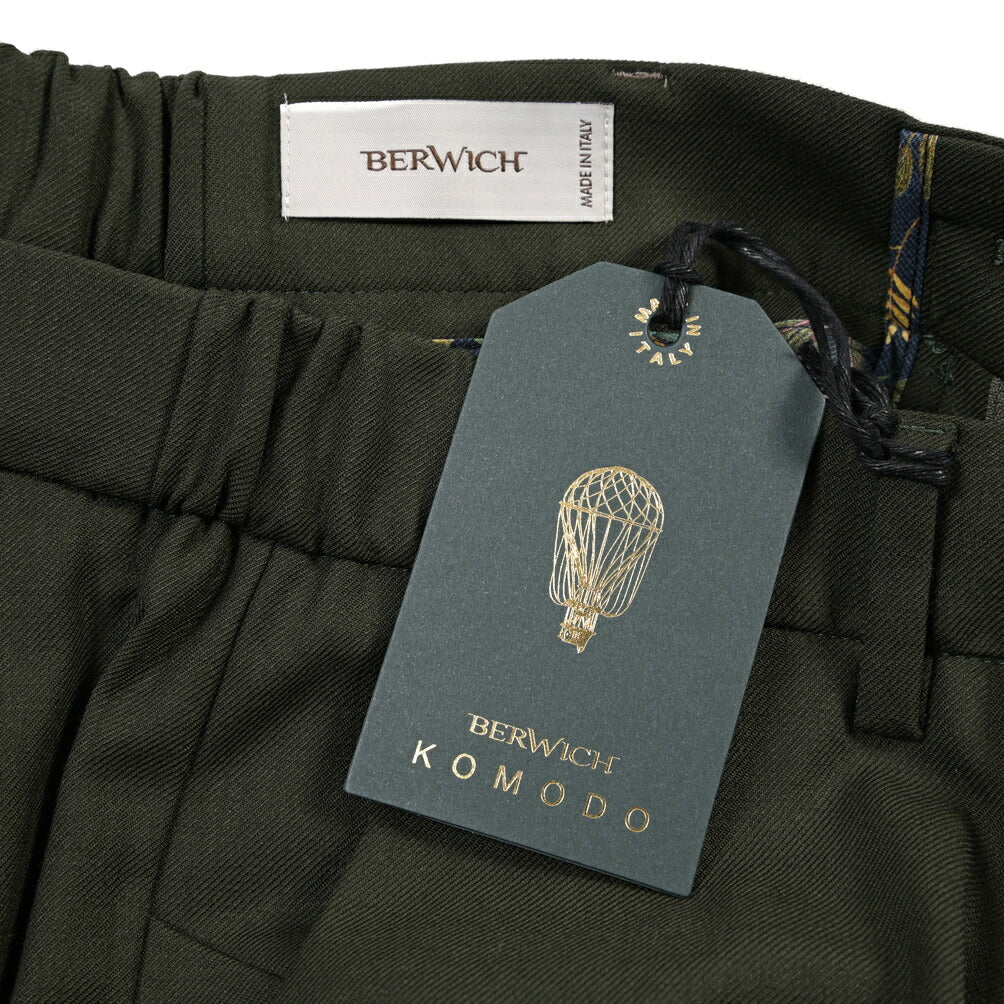 BERWICH “MORELLO ELAX” ストレッチウール ノータックスラックス