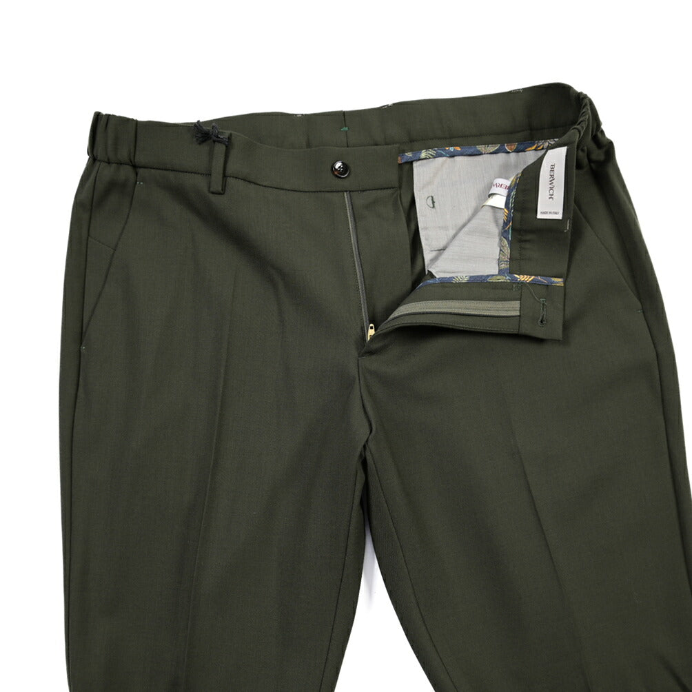 BERWICH “MORELLO ELAX” ストレッチウール ノータックスラックス
