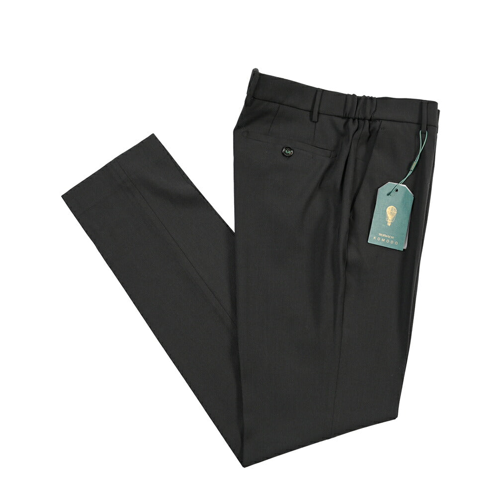 BERWICH “MORELLO ELAX” ストレッチウォッシャブルウール ノータックスラックス