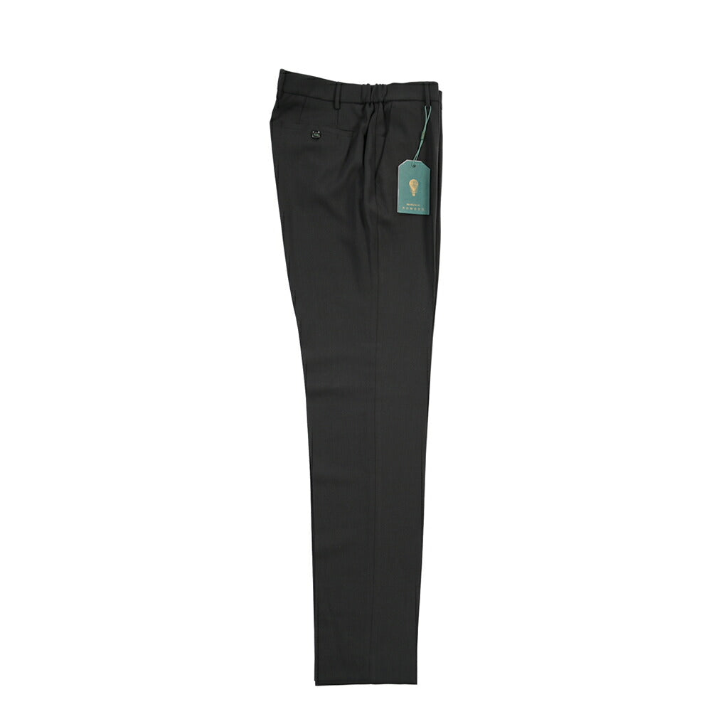 BERWICH “MORELLO ELAX” ストレッチウォッシャブルウール ノータックスラックス
