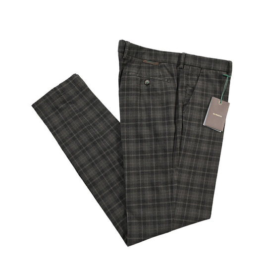 BERWICH “MORELLO-GD” ストレッチコットン ノータックチノパンツ