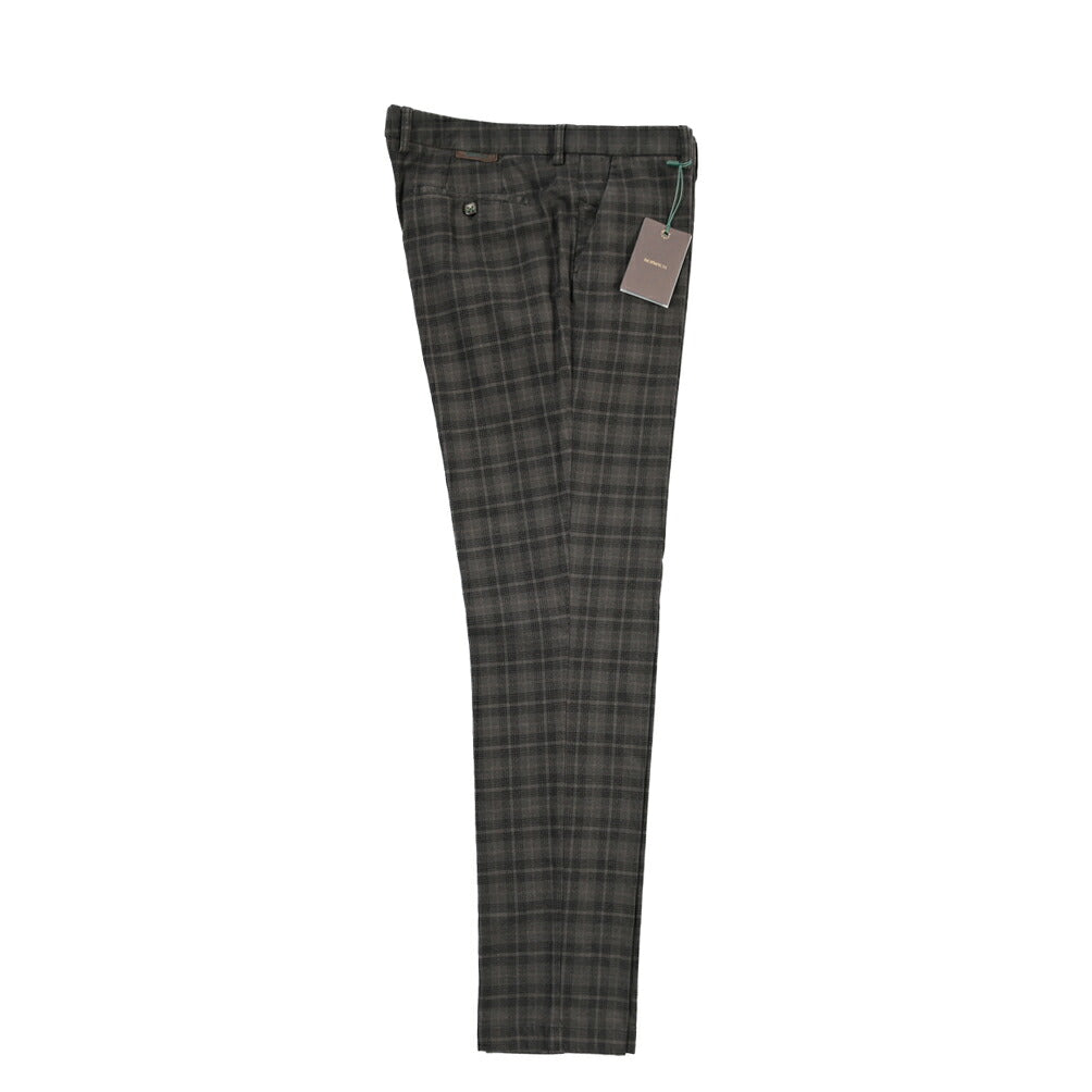 BERWICH “MORELLO-GD” ストレッチコットン ノータックチノパンツ