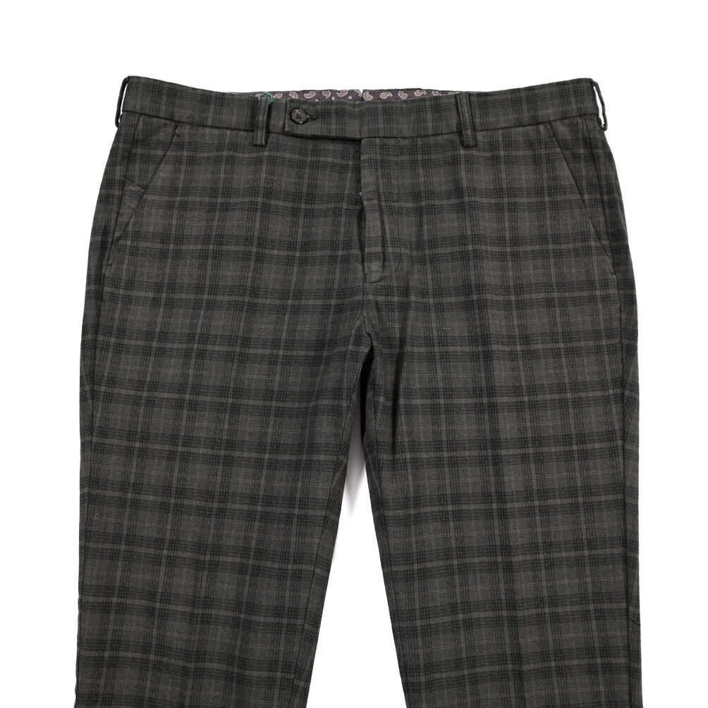 BERWICH “MORELLO-GD” ストレッチコットン ノータックチノパンツ