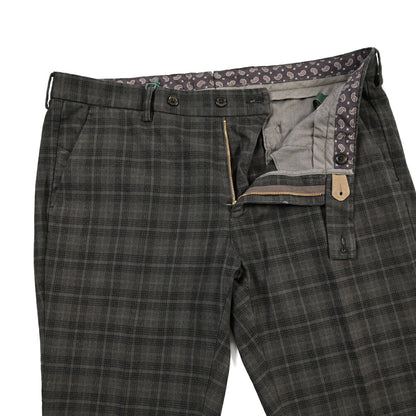BERWICH “MORELLO-GD” ストレッチコットン ノータックチノパンツ