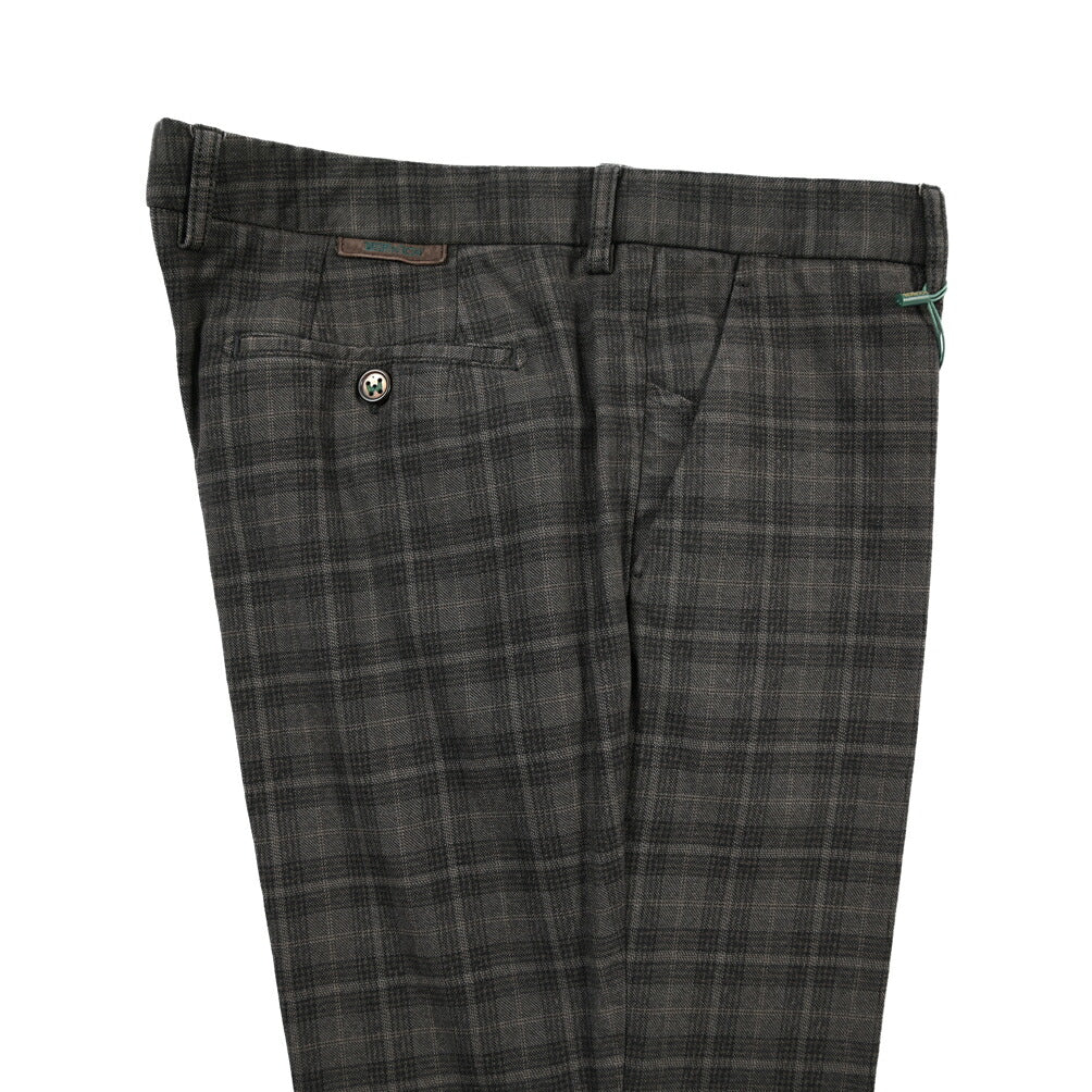 BERWICH “MORELLO-GD” ストレッチコットン ノータックチノパンツ