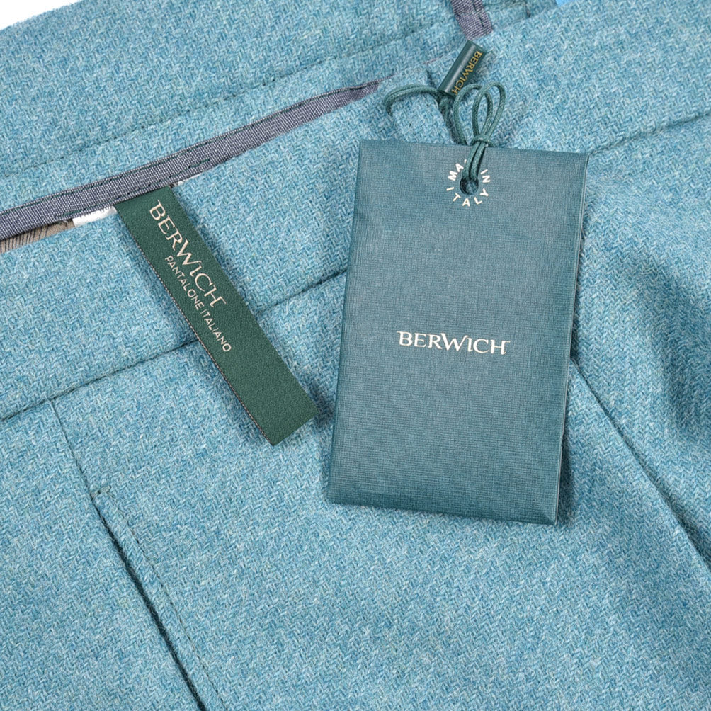 BERWICH “CHIAIA LONG 1P” ウール100% ワンタックスラックス
