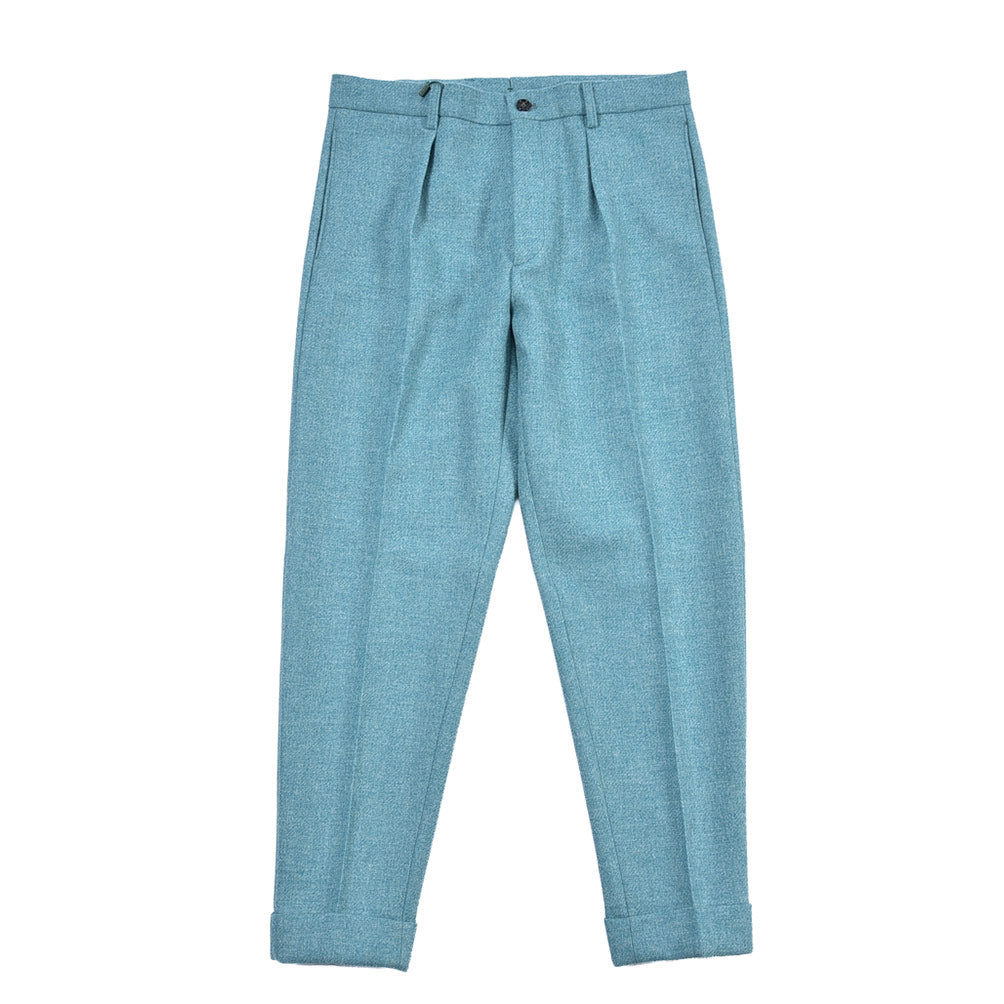 BERWICH “CHIAIA LONG 1P” ウール100% ワンタックスラックス
