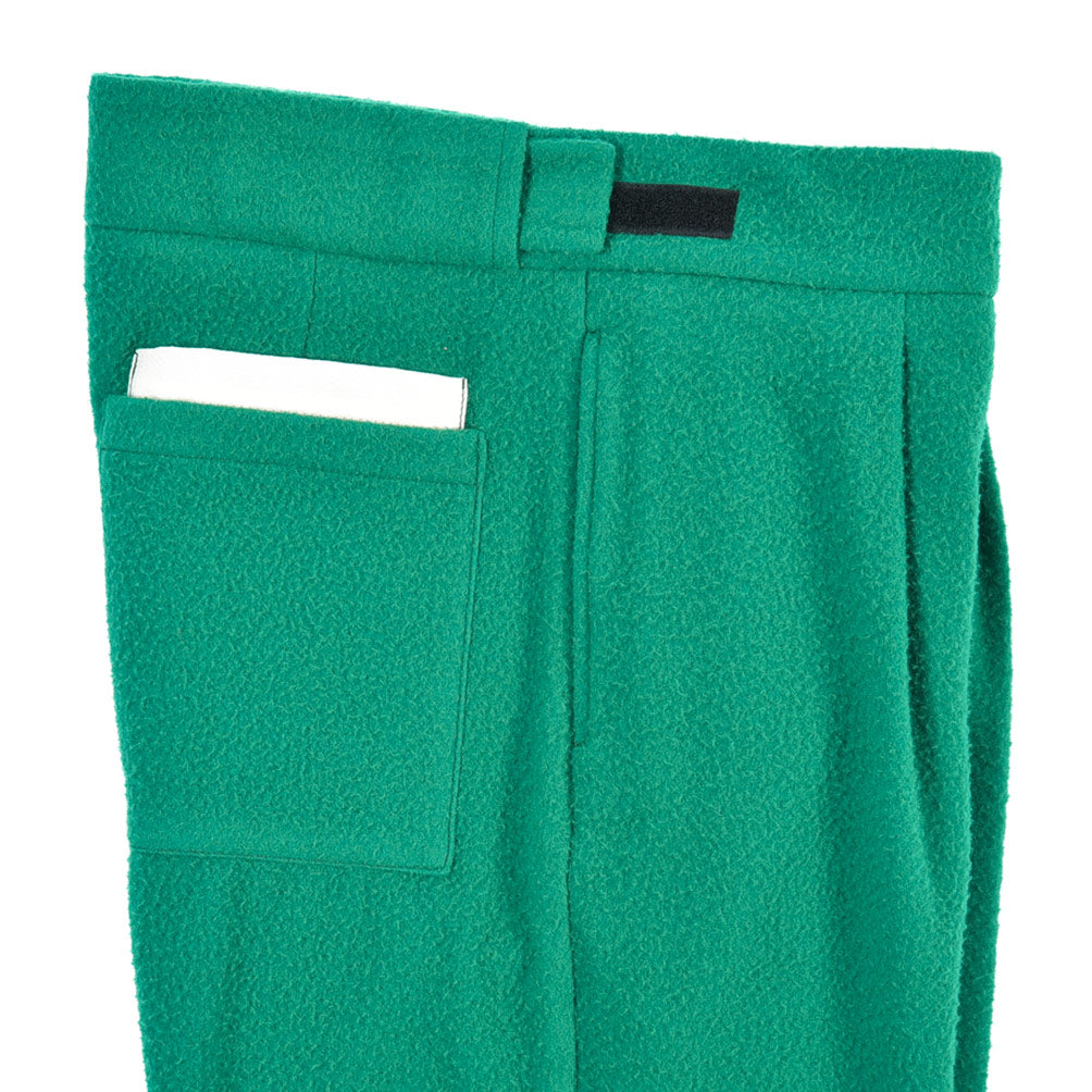 BERWICH “CHIAIA JOGGER 1P” ブークレ ワンタックウールパンツ