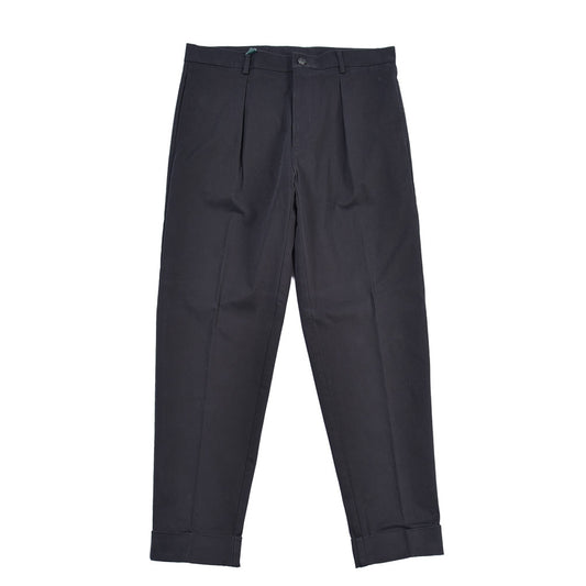 BERWICH “CHIAIA LONG-GD 1P” ストレッチコットン ワンタックチノパンツ