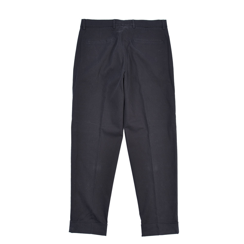 BERWICH “CHIAIA LONG-GD 1P” ストレッチコットン ワンタックチノパンツ