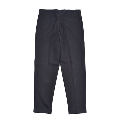 BERWICH “CHIAIA LONG-GD 1P” ストレッチコットン ワンタックチノパンツ