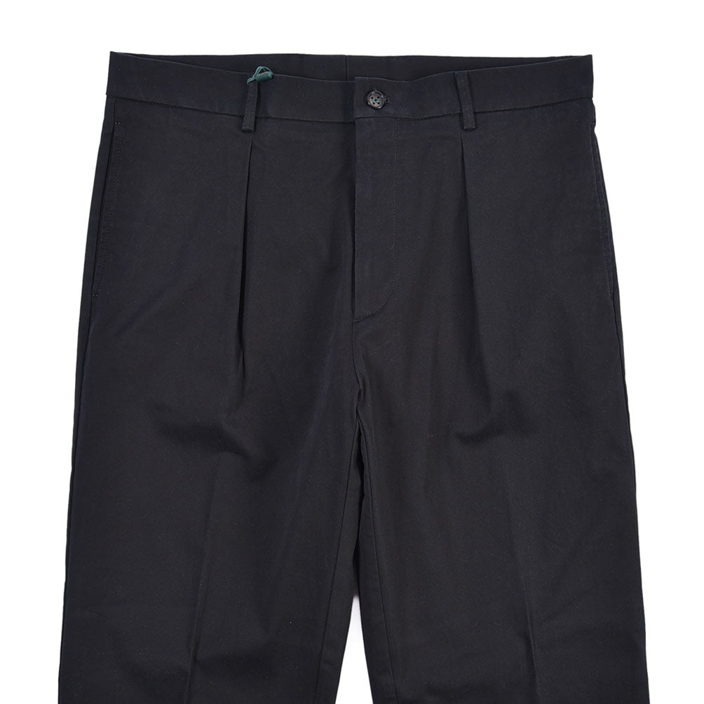 BERWICH “CHIAIA LONG-GD 1P” ストレッチコットン ワンタックチノパンツ