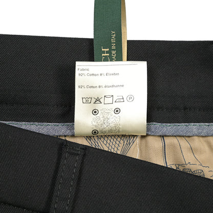 BERWICH “CHIAIA 1P” ストレッチコットン ワンタックチノパンツ