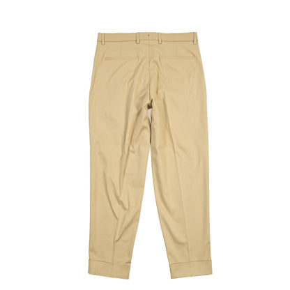 BERWICH “CHIAIA LONG 1P” ストレッチコットン ワンタックチノパンツ
