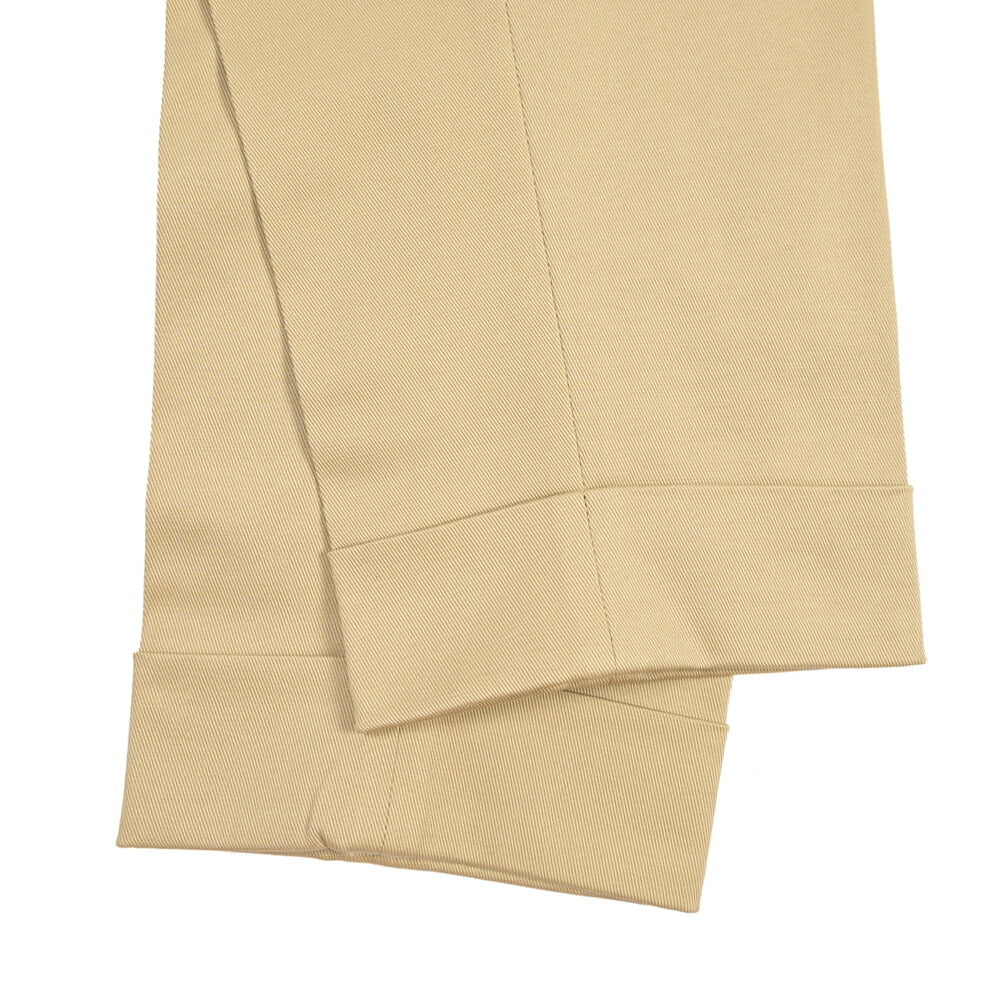 BERWICH “CHIAIA LONG 1P” ストレッチコットン ワンタックチノパンツ