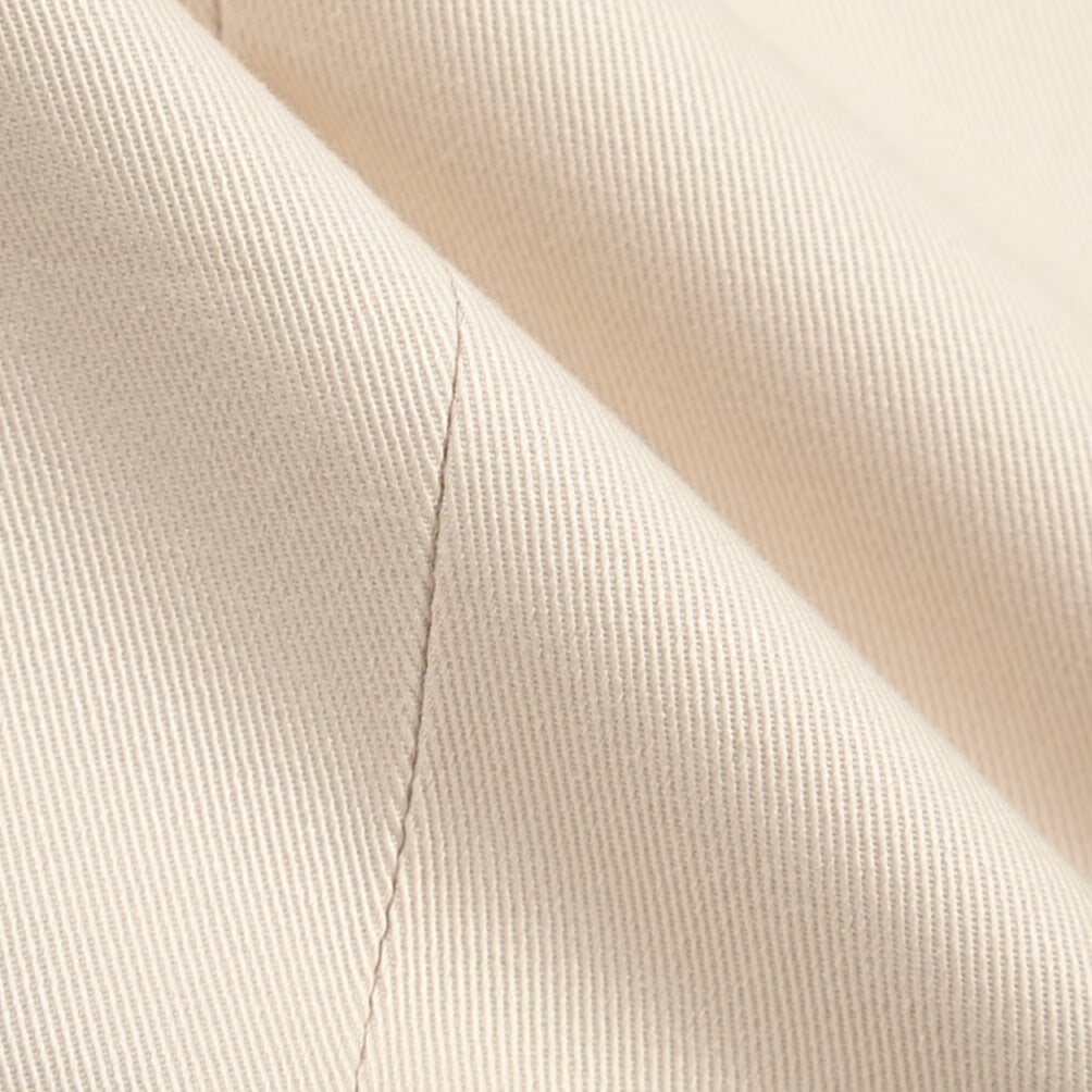 BERWICH “CHIAIA LONG 1P” ストレッチコットン ワンタックチノパンツ