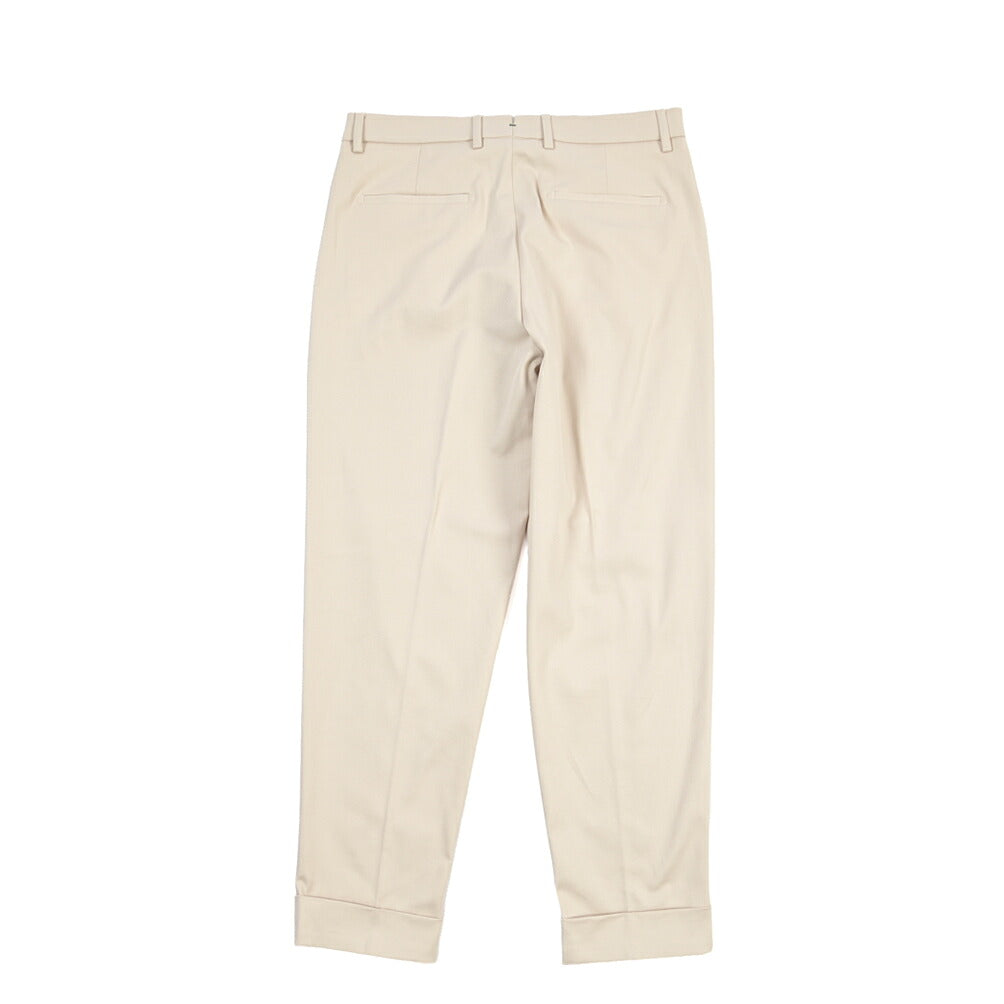 BERWICH “CHIAIA LONG 1P” ストレッチコットン ワンタックチノパンツ