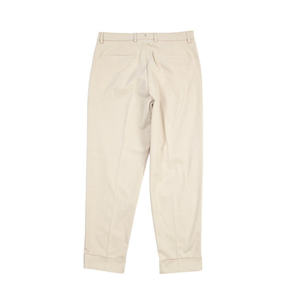 BERWICH “CHIAIA LONG 1P” ストレッチコットン ワンタックチノパンツ