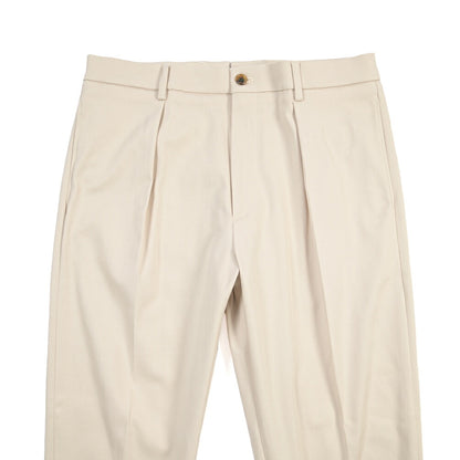 BERWICH “CHIAIA LONG 1P” ストレッチコットン ワンタックチノパンツ