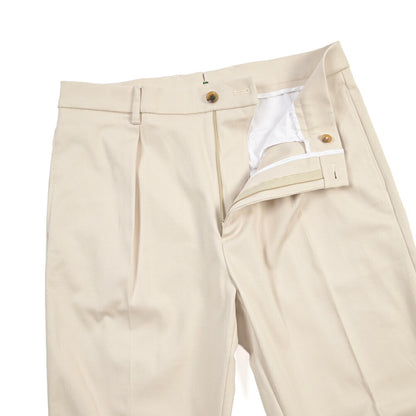 BERWICH “CHIAIA LONG 1P” ストレッチコットン ワンタックチノパンツ