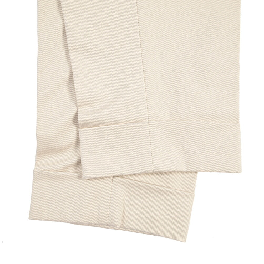 BERWICH “CHIAIA LONG 1P” ストレッチコットン ワンタックチノパンツ