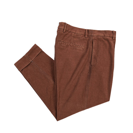 BERWICH “CHIAIA-GD” ストレッチコットン ワンタックチノパンツ