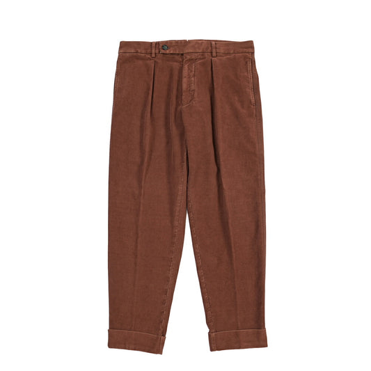 BERWICH “CHIAIA-GD” ストレッチコットン ワンタックチノパンツ