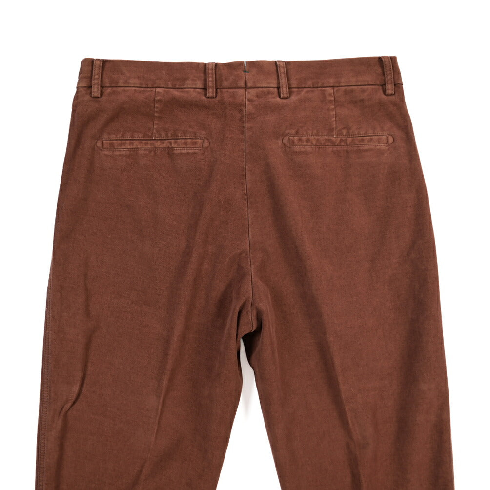 BERWICH “CHIAIA-GD” ストレッチコットン ワンタックチノパンツ