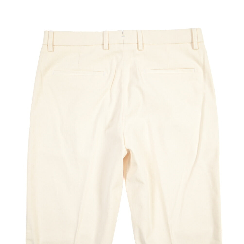 BERWICH “CHIAIA LONG 1P” ストレッチコットン ワンタックチノパンツ