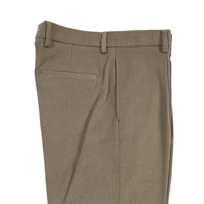 BERWICH “CHIAIA LONG 1P” ストレッチコットン ワンタックチノパンツ