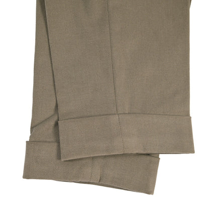 BERWICH “CHIAIA LONG 1P” ストレッチコットン ワンタックチノパンツ