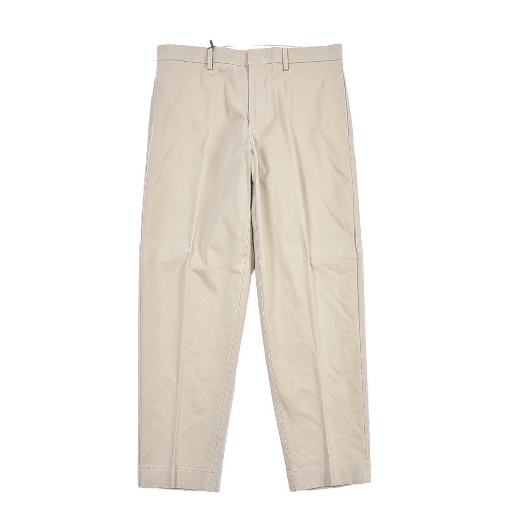 BERWICH “LUCANO CROP” ストレッチコットン ノータックチノパンツ