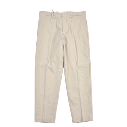 BERWICH “LUCANO CROP” ストレッチコットン ノータックチノパンツ