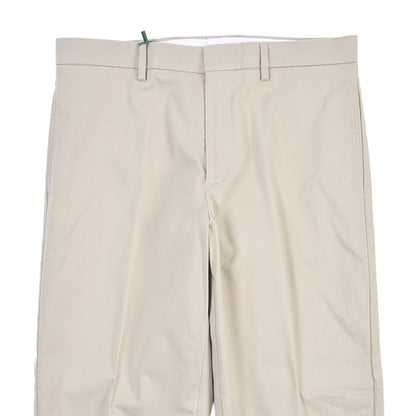 BERWICH “LUCANO CROP” ストレッチコットン ノータックチノパンツ