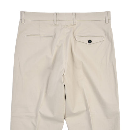 BERWICH “LUCANO CROP” ストレッチコットン ノータックチノパンツ