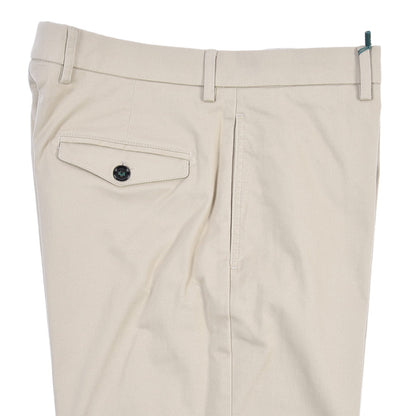 BERWICH “LUCANO CROP” ストレッチコットン ノータックチノパンツ