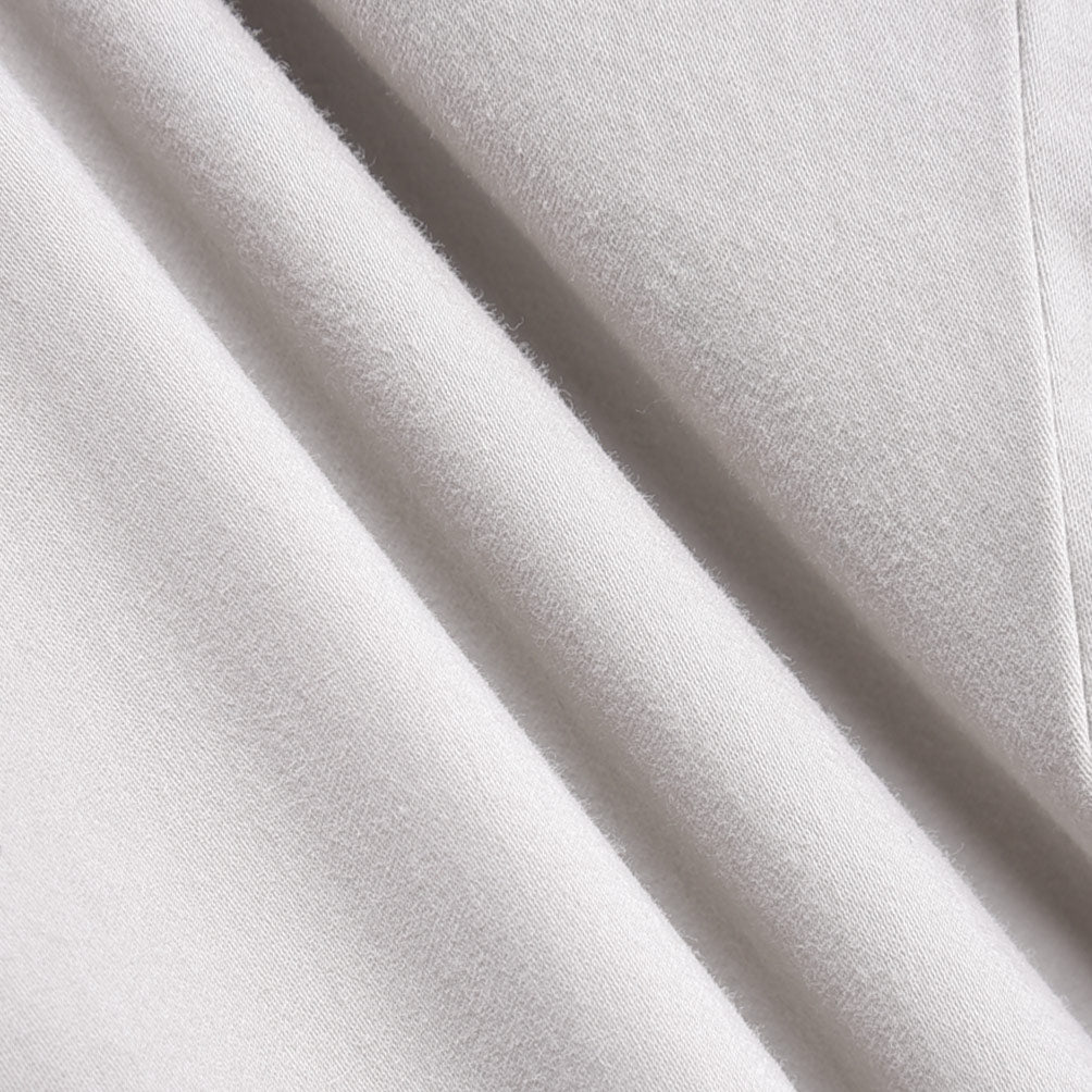 BERWICH “LUCANO CROP” リヨセル混コットン ノータックパンツ