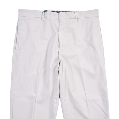 BERWICH “LUCANO CROP” リヨセル混コットン ノータックパンツ