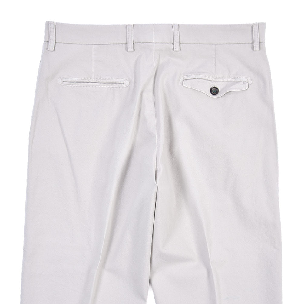 BERWICH “LUCANO CROP” リヨセル混コットン ノータックパンツ