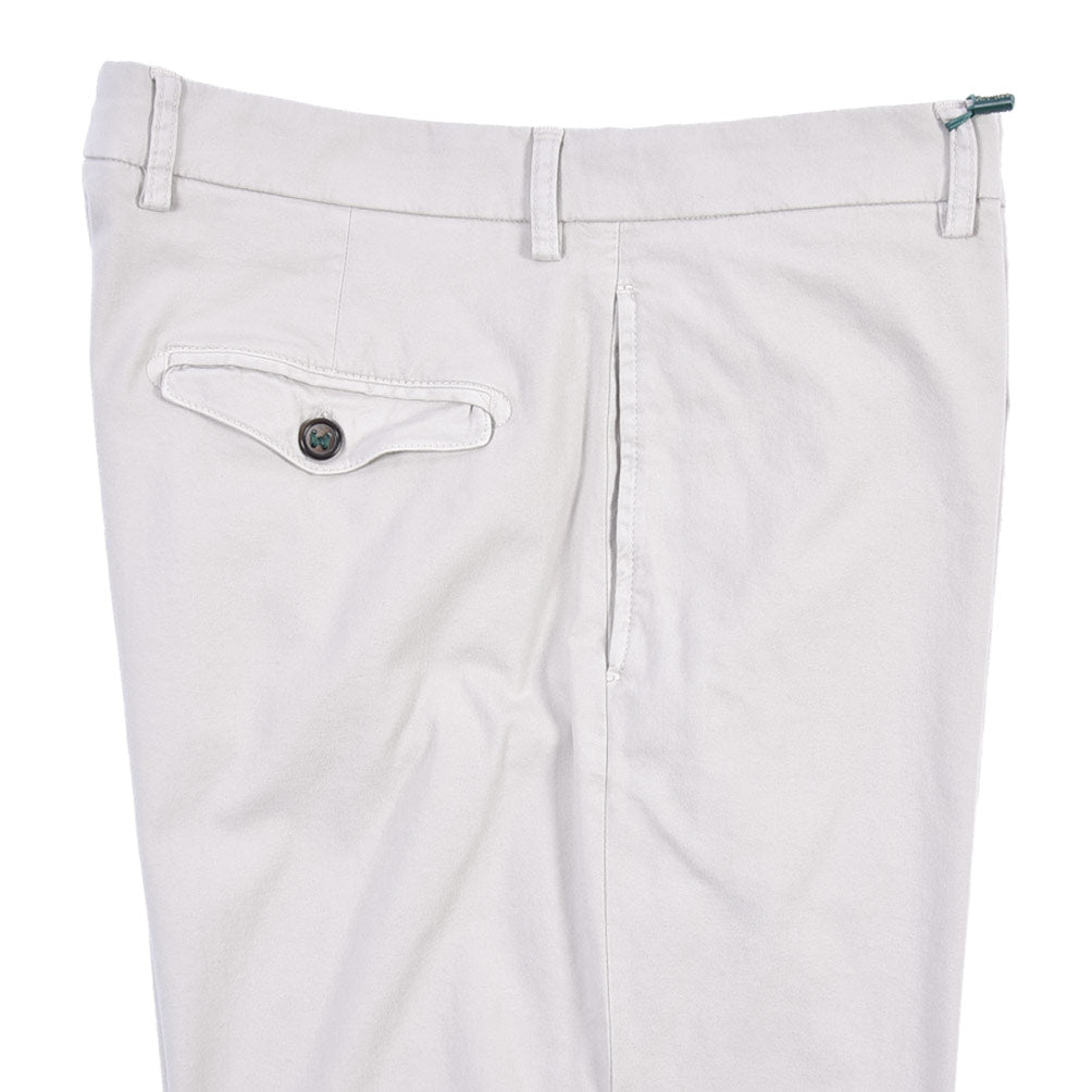 BERWICH “LUCANO CROP” リヨセル混コットン ノータックパンツ