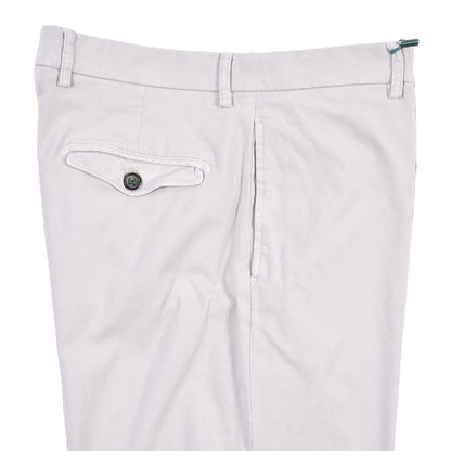 BERWICH “LUCANO CROP” リヨセル混コットン ノータックパンツ