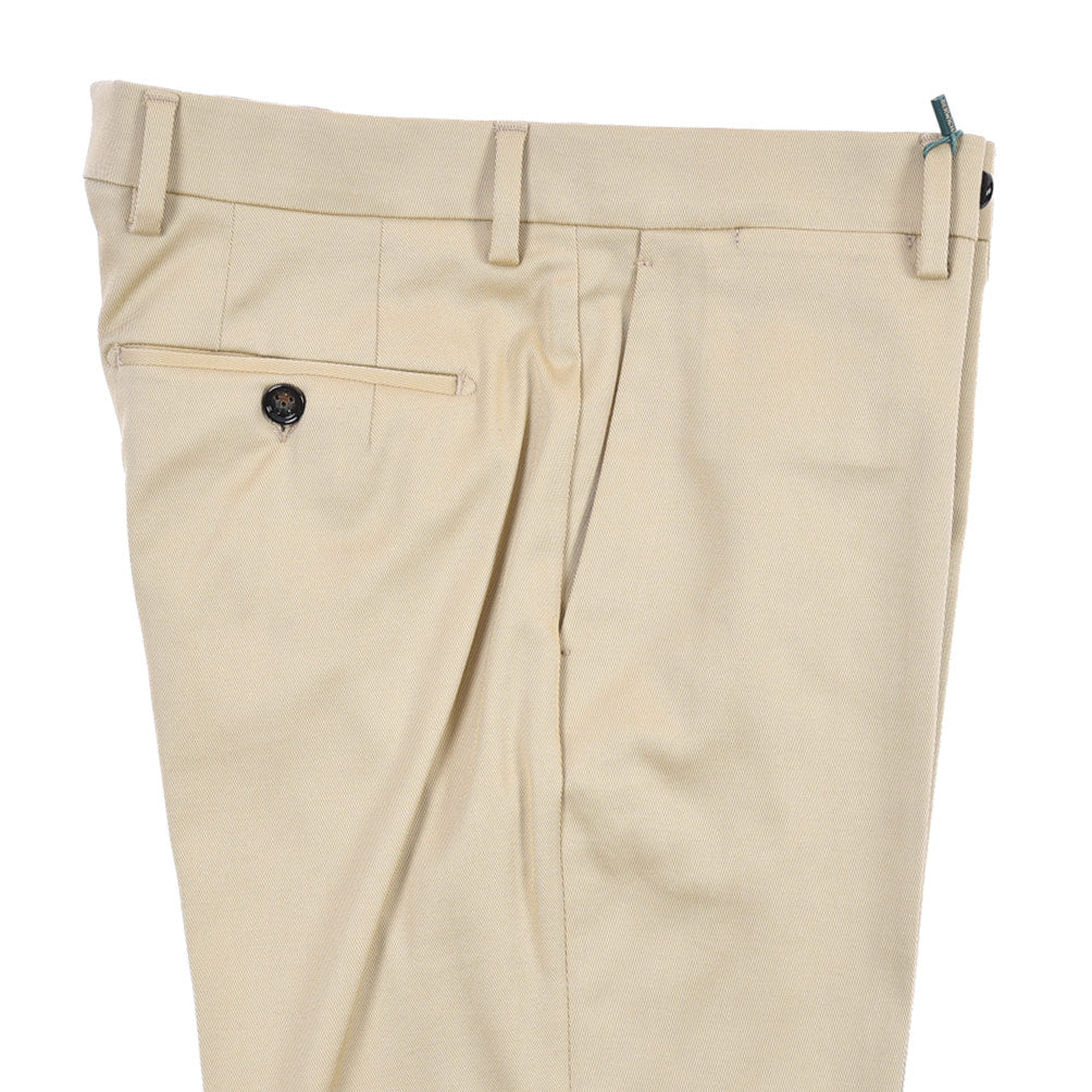 BERWICH “YRETRO” ストレッチコットン ノータックチノパンツ