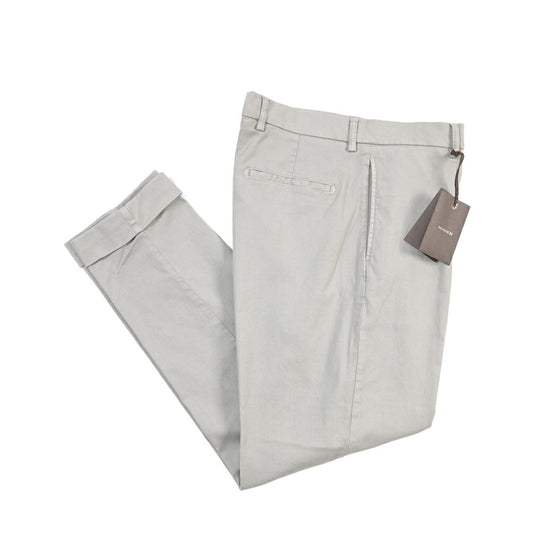 BERWICH “CHIAIA LONG-GD” リヨセル混コットン ワンタックストレッチパンツ