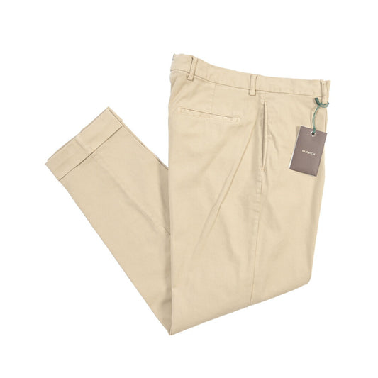 BERWICH “CHIAIA LONG-GD” リヨセル混コットン ワンタックストレッチパンツ