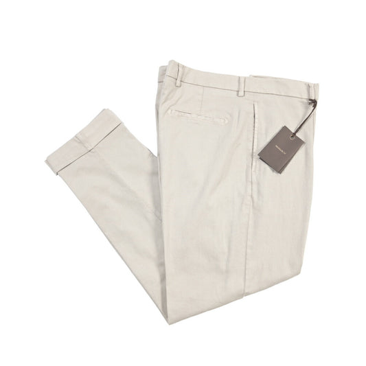 BERWICH “CHIAIA LONG-GD” リヨセル混コットン ワンタックストレッチパンツ
