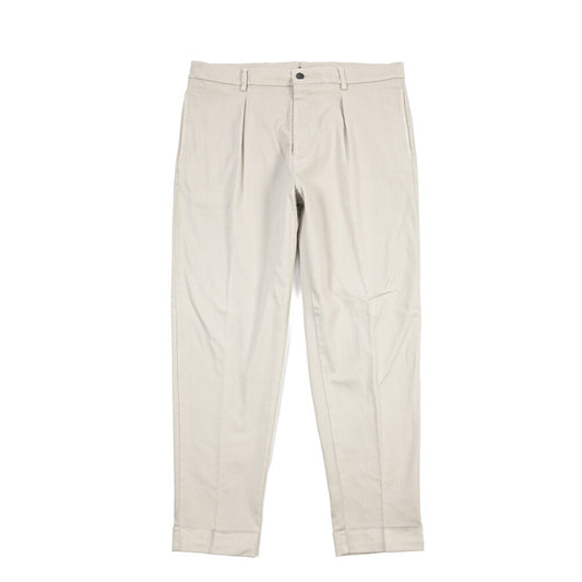BERWICH “CHIAIA LONG-GD” リヨセル混コットン ワンタックストレッチパンツ