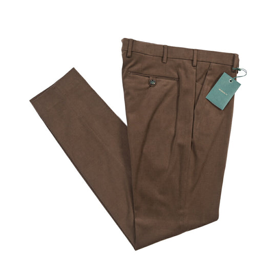 BERWICH “MORELLO” ストレッチコットン ノータックパンツ