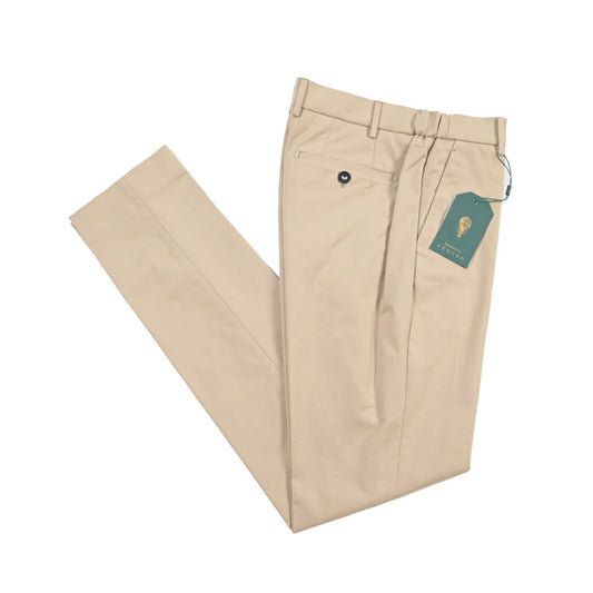 BERWICH “MORELLO ELAX” ストレッチコットン ノータックチノパンツ