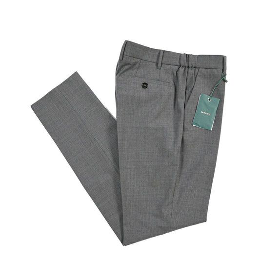 BERWICH “MORELLO ELAX” ストレッチウォッシャブルウール ノータックスラックス