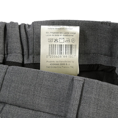 BERWICH “MORELLO ELAX” ストレッチウォッシャブルウール ノータックスラックス